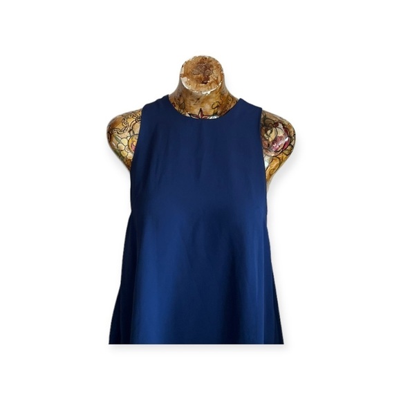 Aryeh blue sleeveless tunic top small - Picture 2 of 8